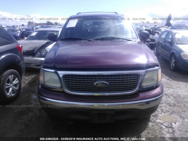 1FMFU16L51LA66268 - 2001 FORD EXPEDITION XLT RED photo 6