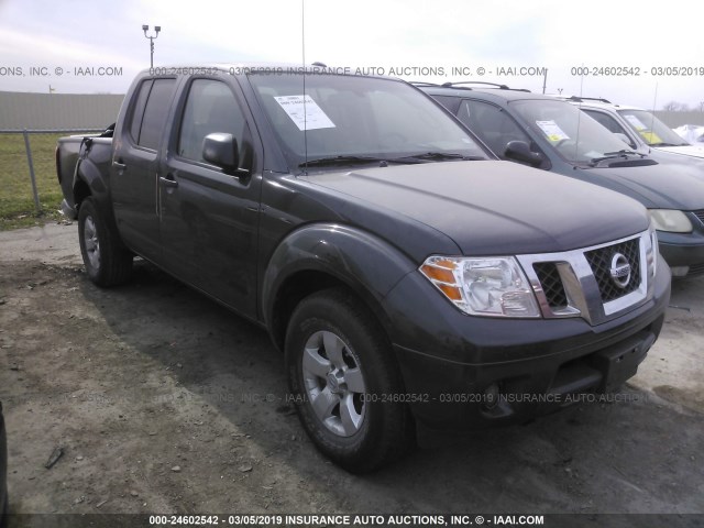 1N6AD0ER9DN724095 - 2013 NISSAN FRONTIER S/SV/SL/PRO-4X GRAY photo 1