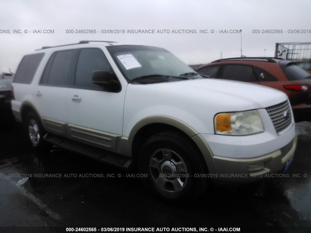 1FMFU17L43LB27398 - 2003 FORD EXPEDITION EDDIE BAUER WHITE photo 1