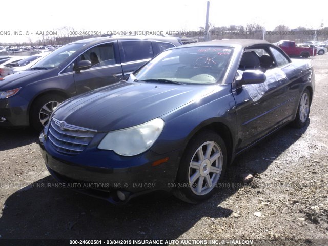 1C3LC55R38N223662 - 2008 CHRYSLER SEBRING TOURING BLUE photo 2