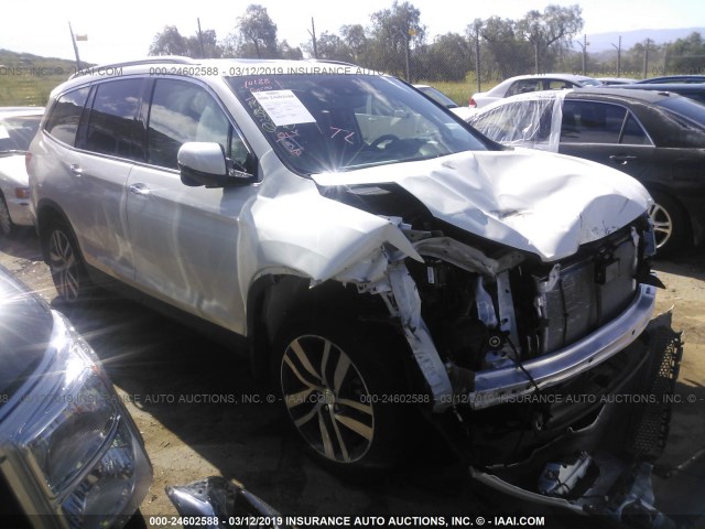 5FNYF6H90HB072255 - 2017 HONDA PILOT TOURING თეთრი ფოტო 1