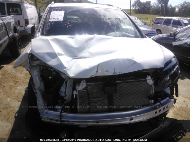 5FNYF6H90HB072255 - 2017 HONDA PILOT TOURING თეთრი ფოტო 6