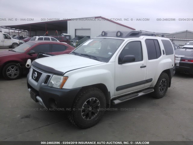 5N1AN0NW0EN800998 - 2014 NISSAN XTERRA X/S/PRO-4X WHITE photo 2