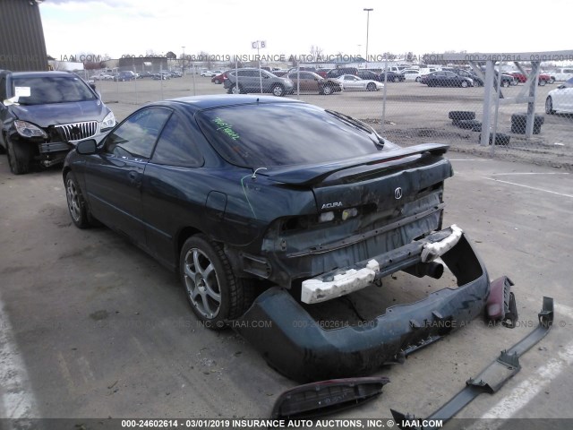 JH4DC2385TS004929 - 1996 ACURA INTEGRA GSR GREEN photo 3