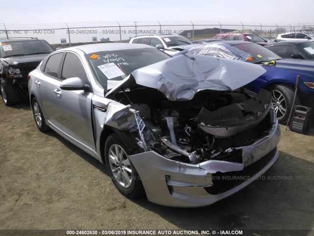 5XXGT4L38JG223969 - 2018 KIA OPTIMA LX/S SILVER photo 1