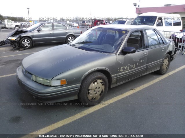 1G3WH52M9VF305811 - 1997 OLDSMOBILE CUTLASS SUPREME SL GRAY photo 2