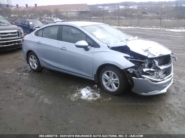 1G1BE5SM1H7259597 - 2017 CHEVROLET CRUZE LT Light Blue photo 1