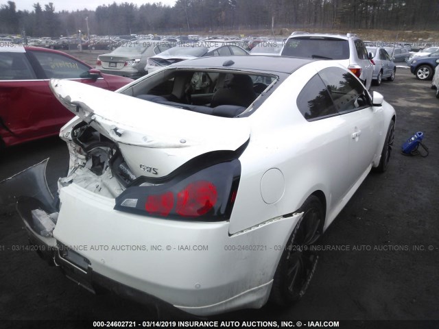 JN1CV6EK8DM900531 - 2013 INFINITI G37 JOURNEY/IPL WHITE photo 4