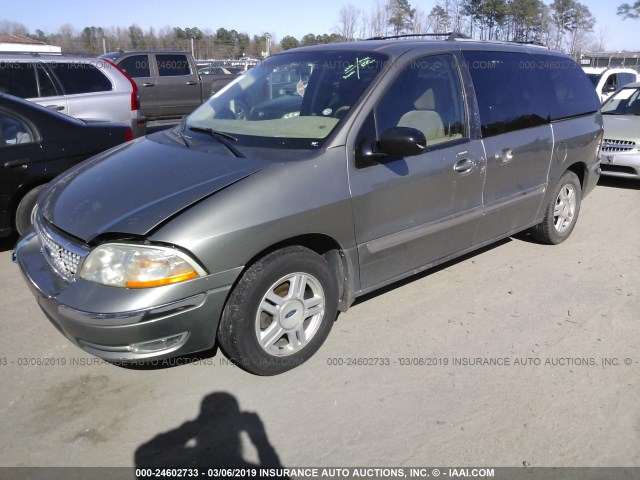 2FMZA52491BB62030 - 2001 FORD WINDSTAR SE GRAY photo 2