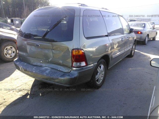 2FMZA52491BB62030 - 2001 FORD WINDSTAR SE GRAY photo 4