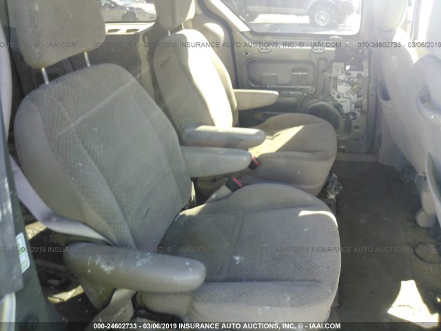 2FMZA52491BB62030 - 2001 FORD WINDSTAR SE GRAY photo 8