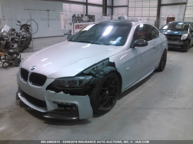 WBAWC73519E068032 - 2009 BMW 335 XI SILVER photo 2