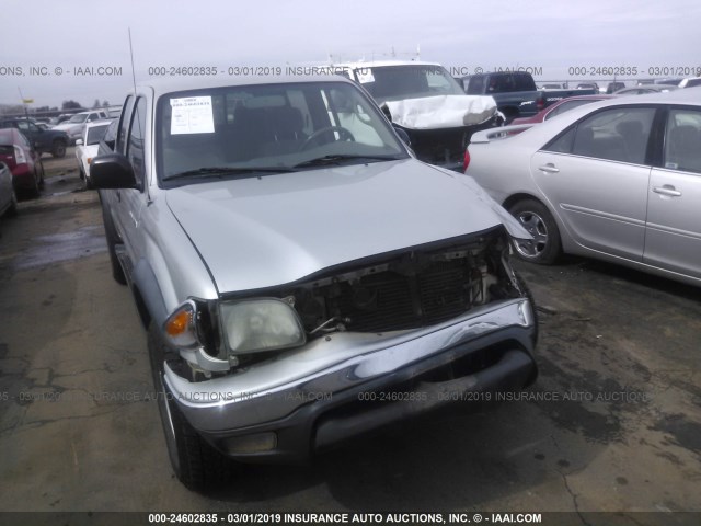 5TEHN72N63Z169417 - 2003 TOYOTA TACOMA DOUBLE CAB 银色 照片 1