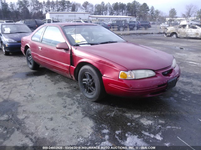 1FALP6248TH178164 - 1996 FORD THUNDERBIRD LX RED photo 1