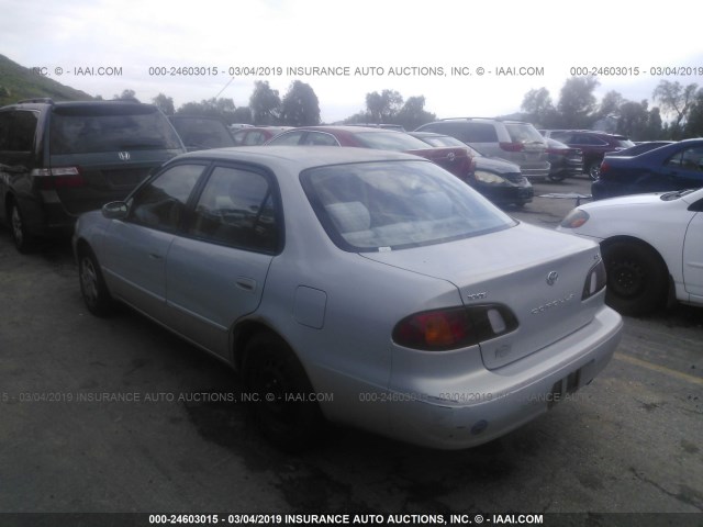 1NXBR12E6YZ396528 - 2000 TOYOTA COROLLA VE/CE/LE GRAY photo 3