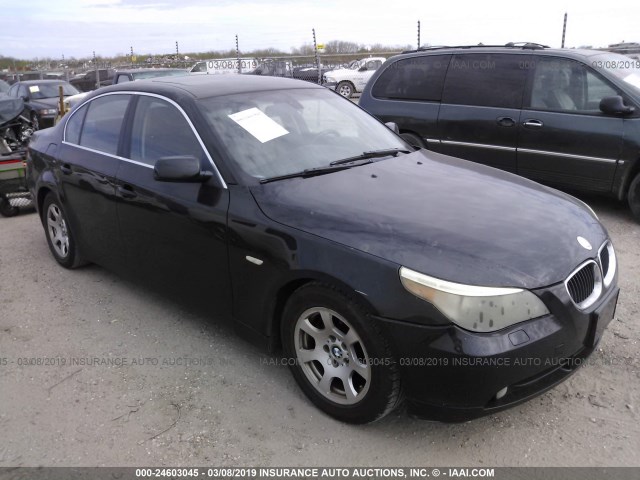 WBANA53544B176189 - 2004 BMW 525 I BLACK photo 1