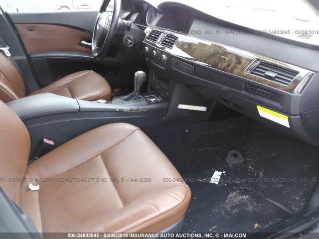 WBANA53544B176189 - 2004 BMW 525 I BLACK photo 5