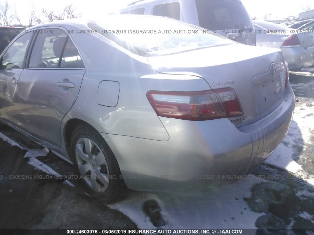 4T1BE46K77U165939 - 2007 TOYOTA CAMRY NEW GENERAT CE/LE/XLE/SE SILVER photo 3