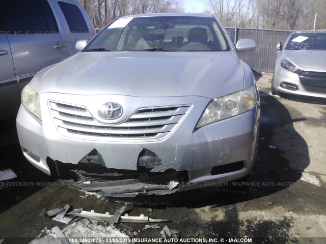 4T1BE46K77U165939 - 2007 TOYOTA CAMRY NEW GENERAT CE/LE/XLE/SE SILVER photo 6