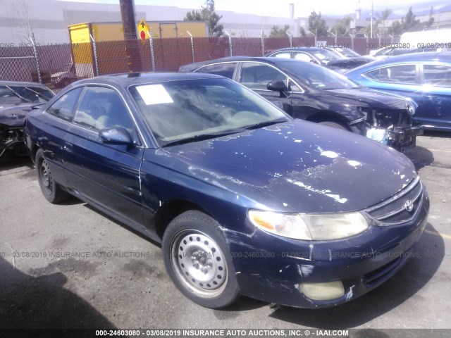 2T1CF28P31C462939 - 2001 TOYOTA CAMRY SOLARA SE/SLE BLUE photo 1