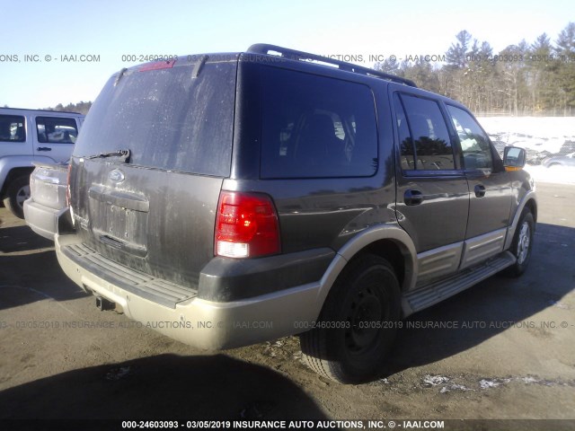 1FMFU18515LA52730 - 2005 FORD EXPEDITION EDDIE BAUER GRAY photo 4