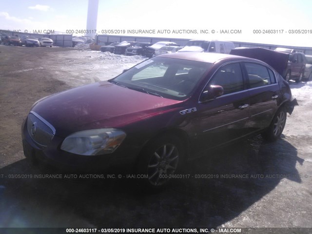 1G4HD57208U110719 - 2008 BUICK LUCERNE CXL RED photo 2