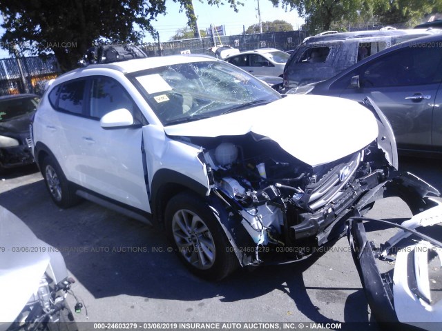 KM8J33A47JU708296 - 2018 HYUNDAI TUCSON LIMITED/SPORT AND ECO/SE WHITE photo 1
