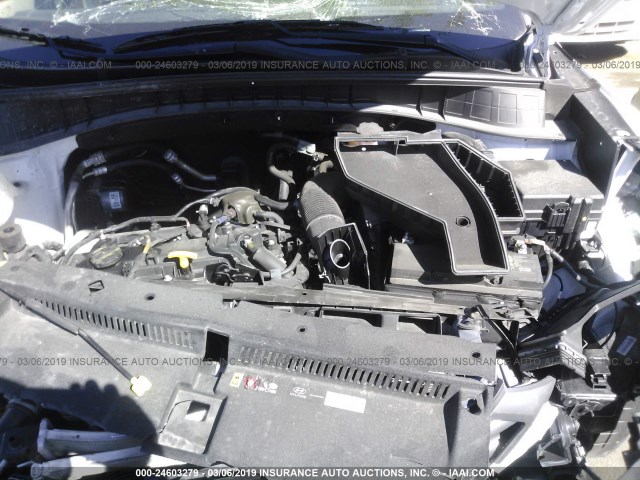 KM8J33A47JU708296 - 2018 HYUNDAI TUCSON LIMITED/SPORT AND ECO/SE WHITE photo 10