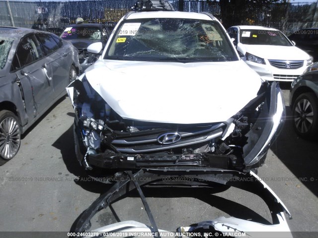 KM8J33A47JU708296 - 2018 HYUNDAI TUCSON LIMITED/SPORT AND ECO/SE WHITE photo 6