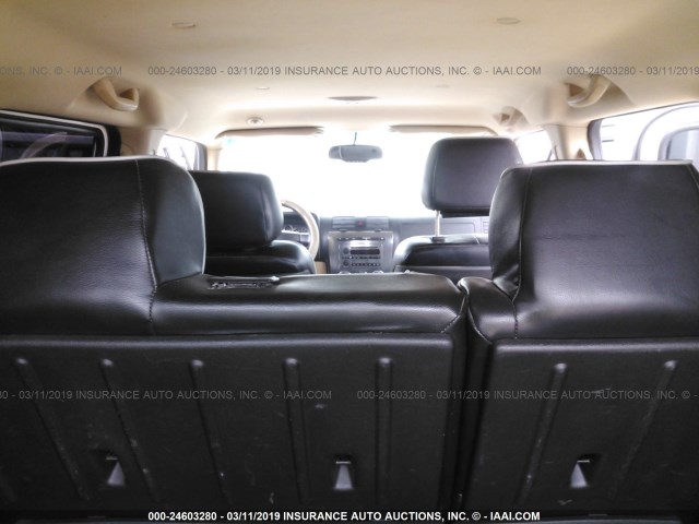 5GTEN13E888149055 - 2008 HUMMER H3 WHITE photo 8