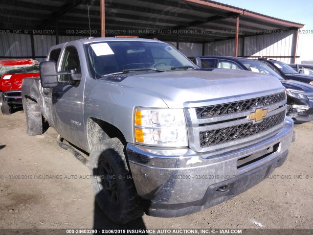 1GC1KVCGXEF150254 - 2014 CHEVROLET SILVERADO K2500 HEAVY DUTY SILVER photo 1