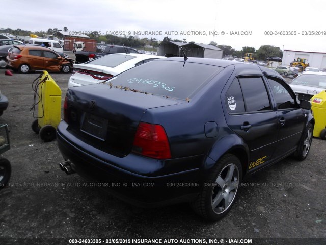 3VWVH69M03M149157 - 2003 VOLKSWAGEN JETTA GLI BLUE photo 4