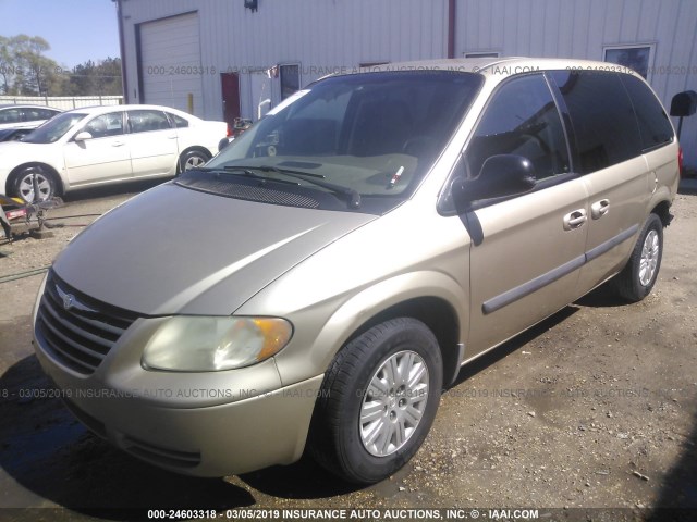 1A4GP45R66B521367 - 2006 CHRYSLER TOWN & COUNTRY  GOLD photo 2