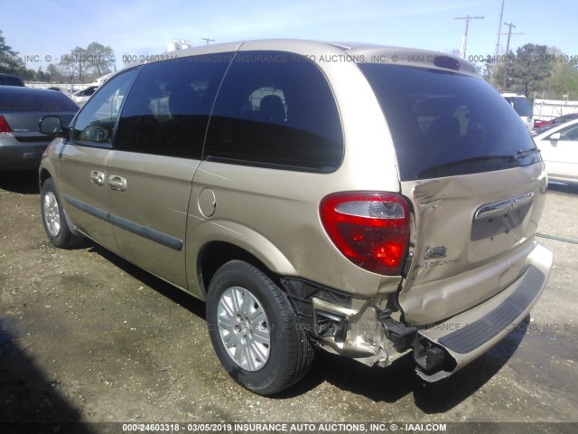 1A4GP45R66B521367 - 2006 CHRYSLER TOWN & COUNTRY  GOLD photo 3