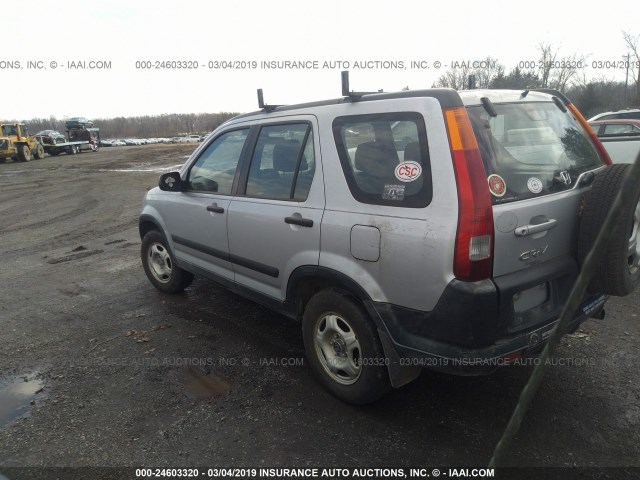 JHLRD78492C086120 - 2002 HONDA CR-V SILVER photo 3