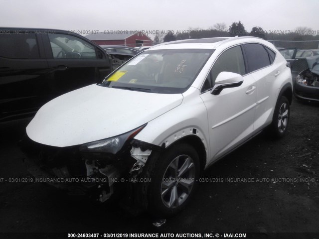 JTJBARBZ6H2116306 - 2017 LEXUS NX 200T/BASE/F SPORT WHITE photo 2