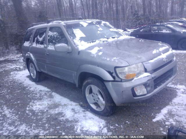 JNRDR09Y91W218825 - 2001 INFINITI QX4 SILVER photo 1