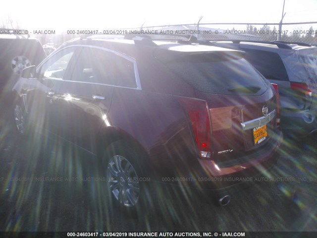 3GYFNEE37FS586994 - 2015 CADILLAC SRX LUXURY COLLECTION RED photo 3