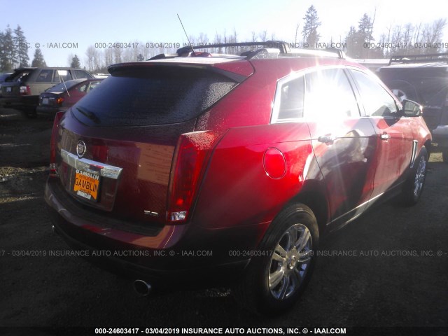 3GYFNEE37FS586994 - 2015 CADILLAC SRX LUXURY COLLECTION RED photo 4