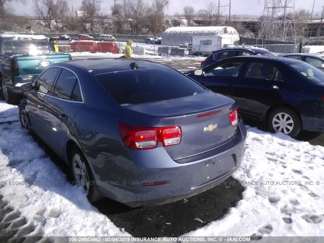 1G11B5SL0EF190589 - 2014 CHEVROLET MALIBU LS BLUE photo 3