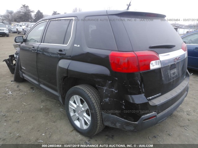 2GKALMEK9C6162691 - 2012 GMC TERRAIN SLE BLACK photo 3