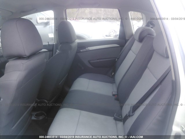 KL1TD6DE5BB185252 - 2011 CHEVROLET AVEO LS/LT Արծաթագույն լուսանկար 8