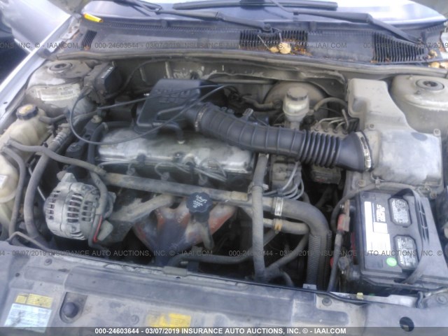 1G1JC524517305715 - 2001 CHEVROLET CAVALIER CNG SILVER photo 10