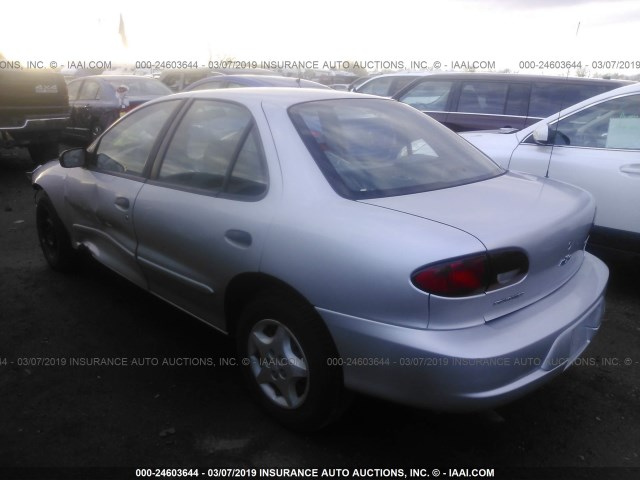 1G1JC524517305715 - 2001 CHEVROLET CAVALIER CNG SILVER photo 3