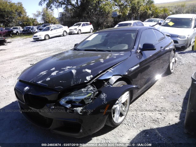 WBALW3C55CC892136 - 2012 BMW 640 I BLACK photo 2