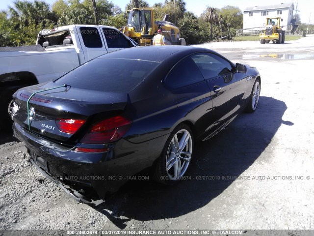 WBALW3C55CC892136 - 2012 BMW 640 I BLACK photo 4