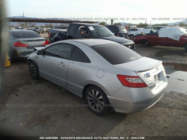 2HGFG12979H511254 - 2009 HONDA CIVIC EXL SILVER photo 3