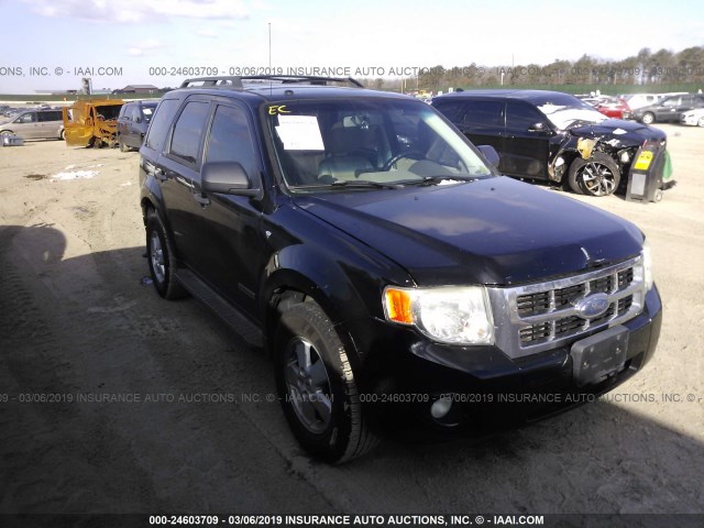 1FMCU93158KA13574 - 2008 FORD ESCAPE XLT 黑色 照片 1