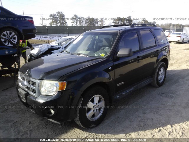 1FMCU93158KA13574 - 2008 FORD ESCAPE XLT 黑色 照片 2