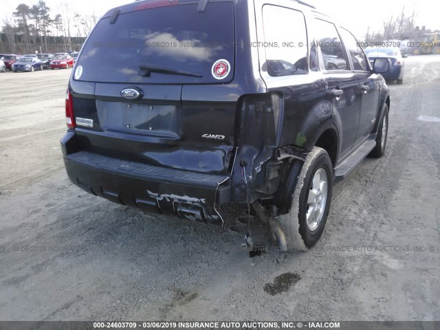 1FMCU93158KA13574 - 2008 FORD ESCAPE XLT 黑色 照片 6